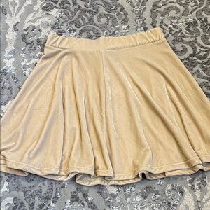 Velvet A-line circle skirt